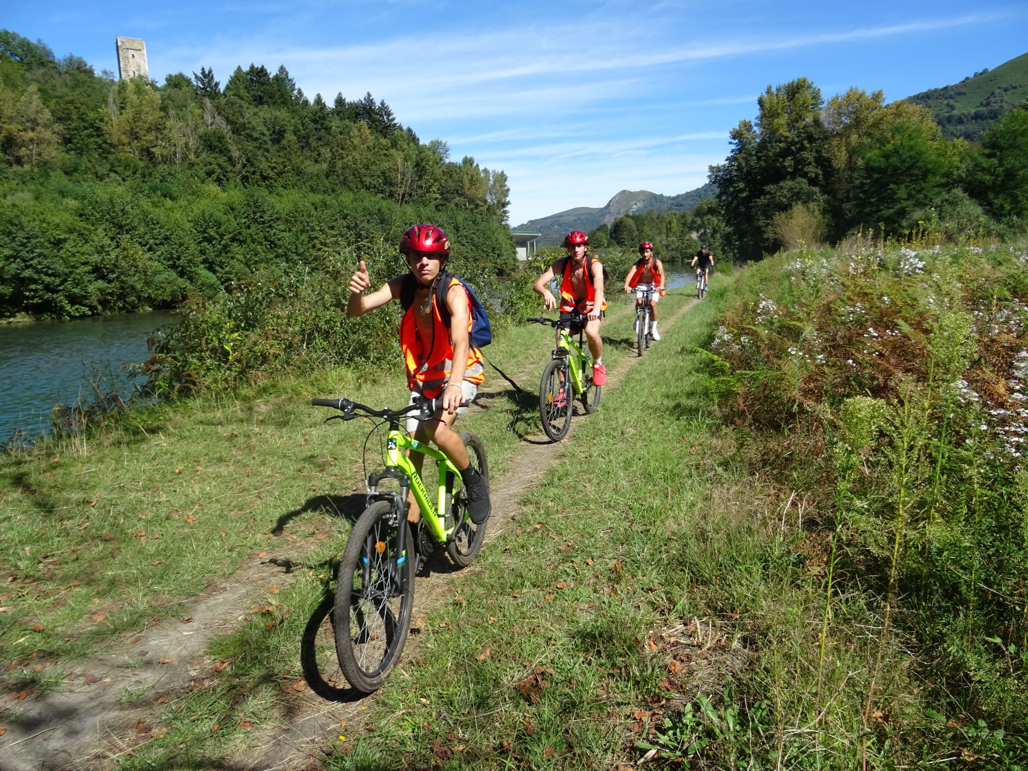 Sortie VTT Voie verte des Gaves Lourdes / Argelès-Gazost S.A.J  FFSA